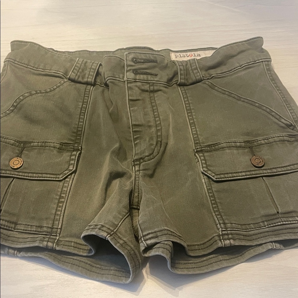 Pistola Chester Olive Women's Cargo Shorts
